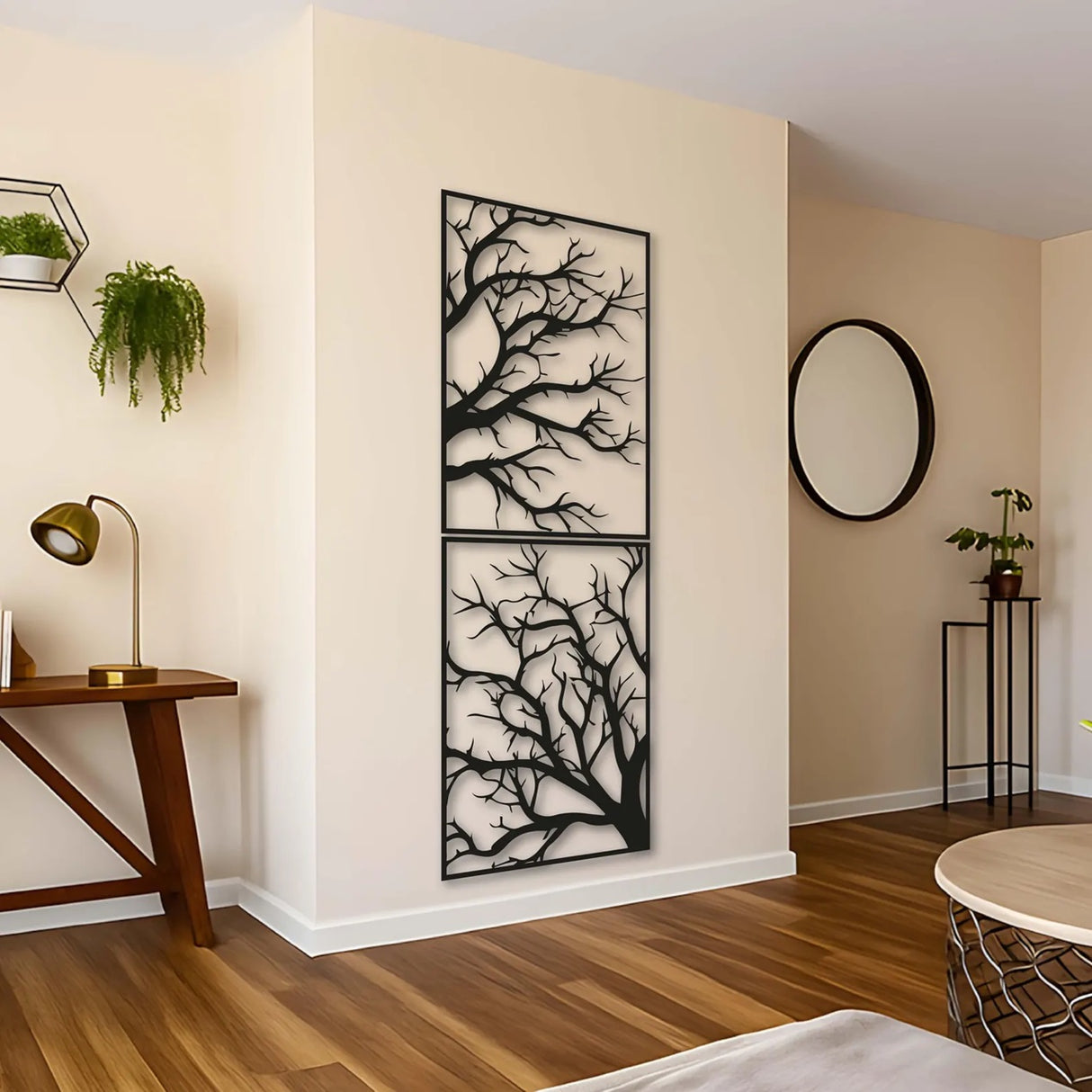 Tablou rama metal, Decoratiune metalica moderna, 2mm