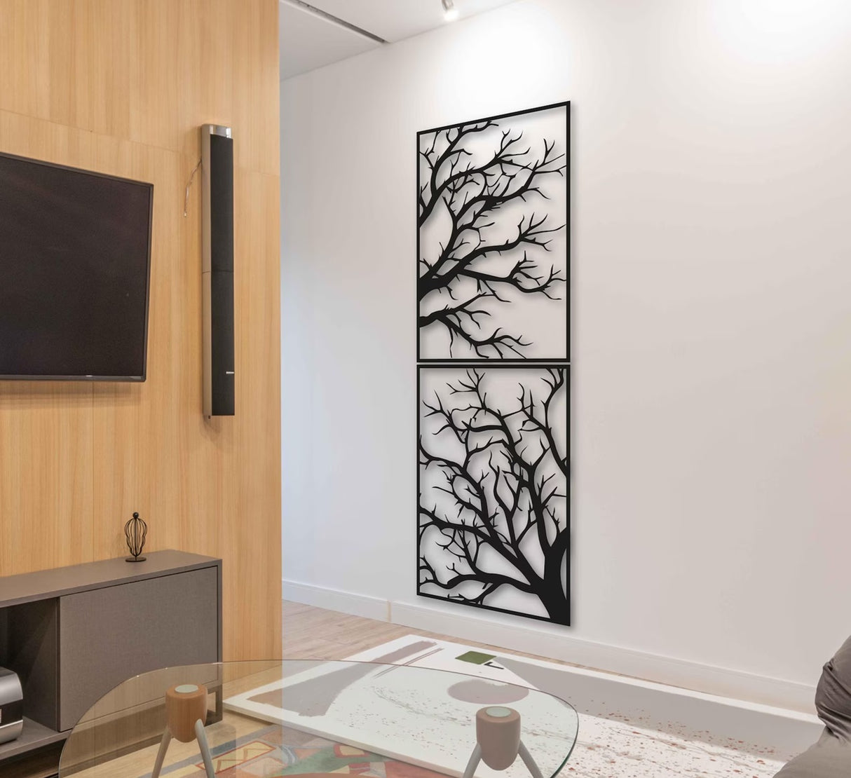 Tablou rama metal, Decoratiune metalica moderna, 2mm