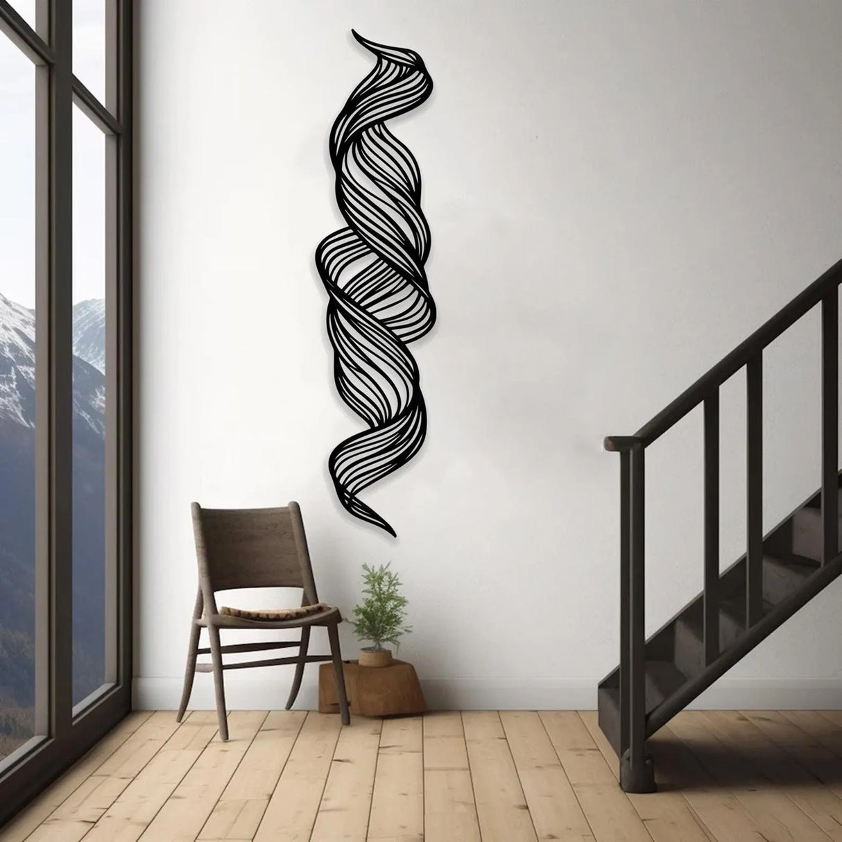 Tablou rama metal, Decoratiune metalica moderna, 2mm