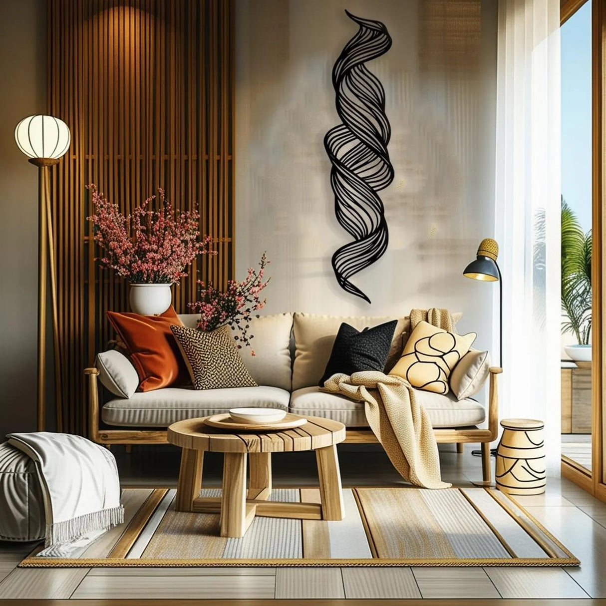 Tablou rama metal, Decoratiune metalica moderna, 2mm