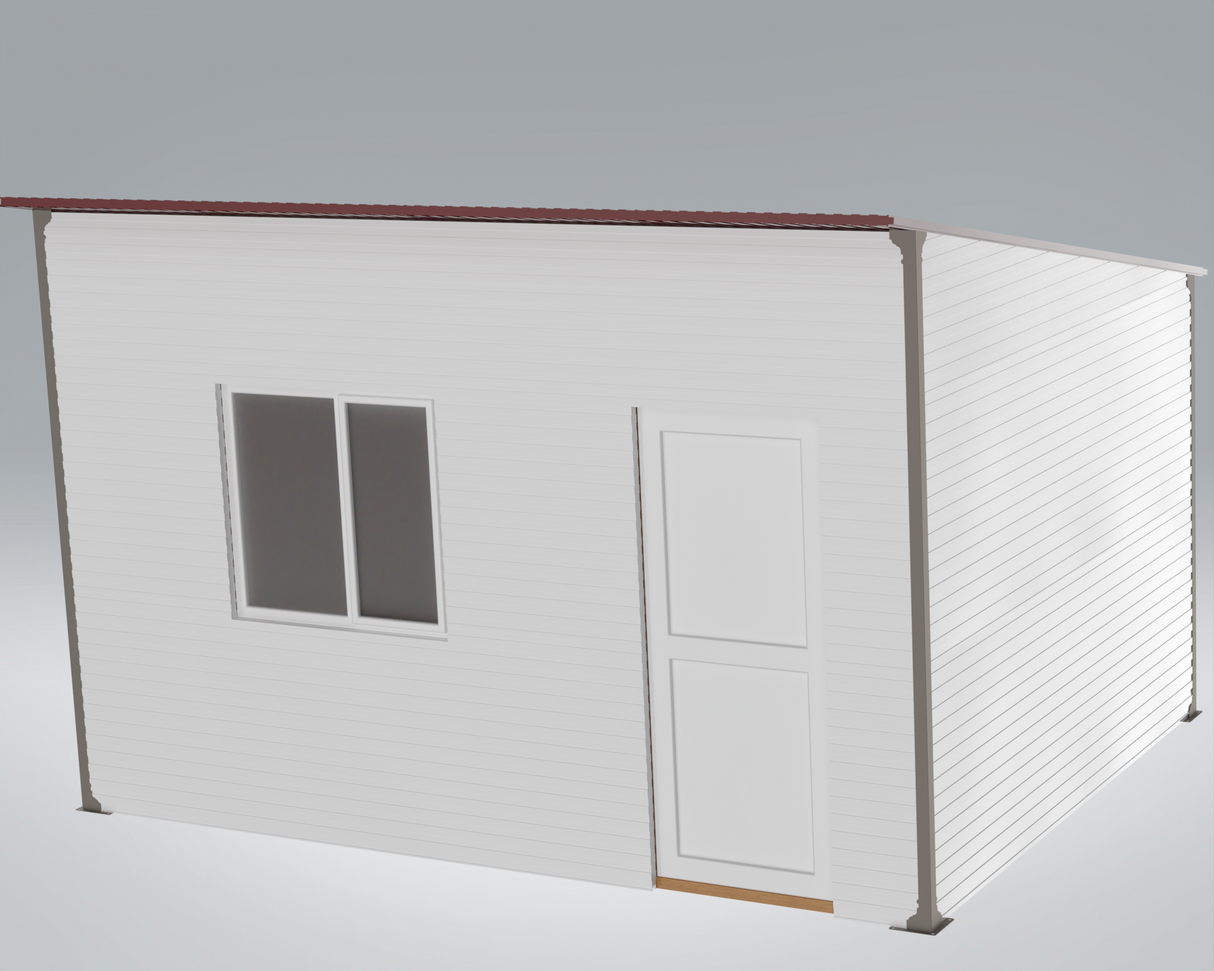 Casa modulara , 3x4 m ,Tiny house,Sopron , Magazie Gradina /Deozitare  cu imbinari din fier / structura din lemn