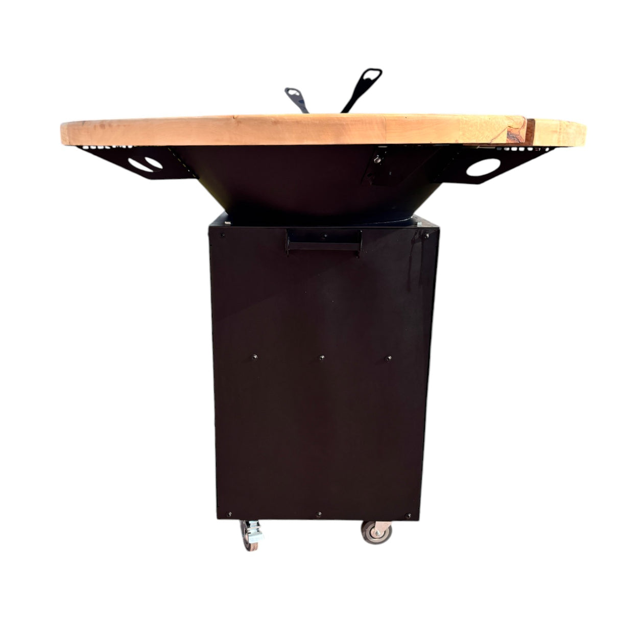 Gratar Rotund de gradina diametru 75 cm fire pit cu Plita rotunda 10 mm Otel dur