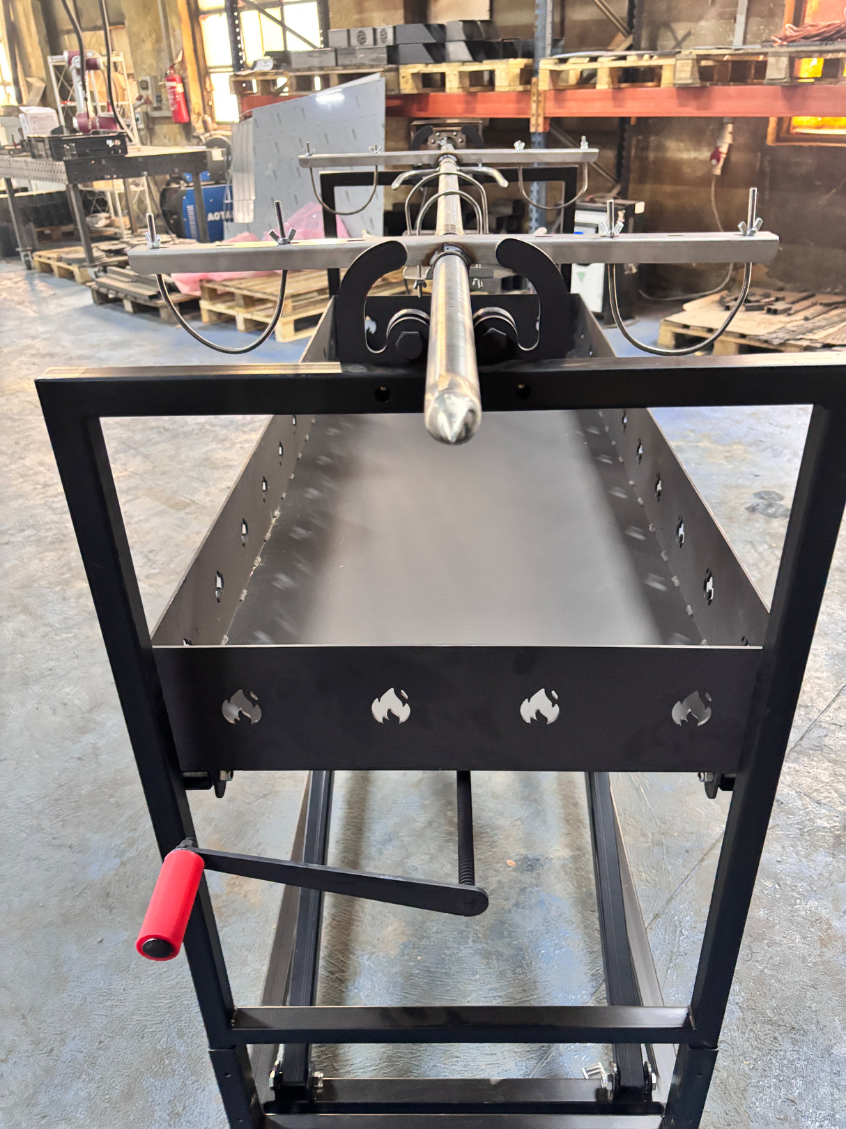 Protap Rotisor inox ,electric profesional 100 kg , porc ,purcel,vitel,berbecut,berbec ,cu focar reglabil, 160 cm x 60 cm