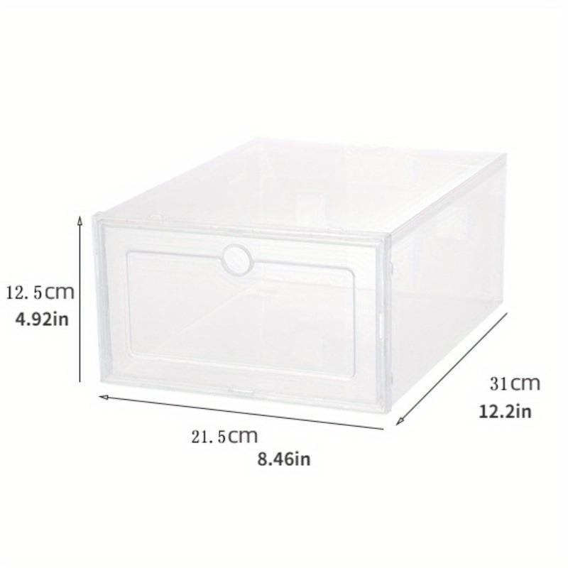 Cutie de depozitare pantofi , transparenta , inchidere cu capac