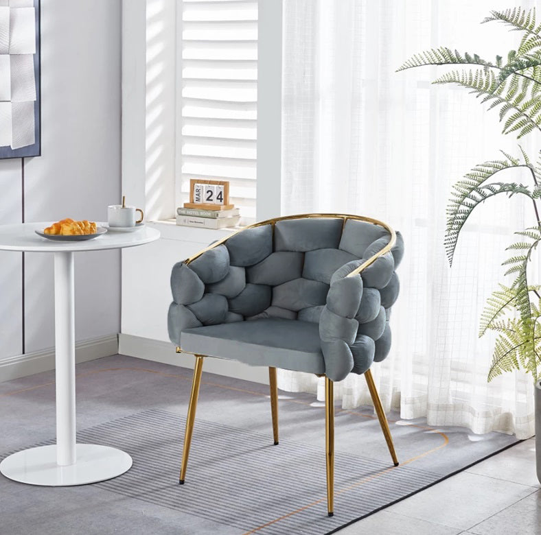 Scaun bucatarie, scaun dining, cu picioare aurii, 53x45x74 cm