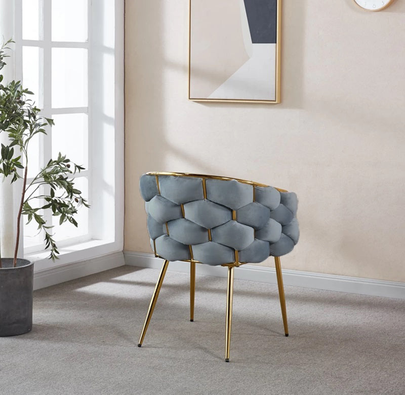 Scaun bucatarie, scaun dining, cu picioare aurii, 53x45x74 cm