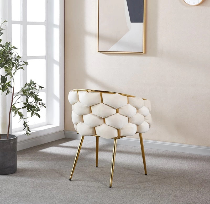 Set scaune bucatarie/living/dinning, cu picioare metalice, husa catifea