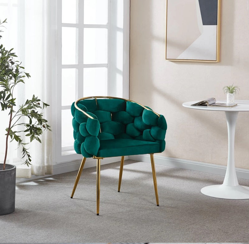 Set scaune bucatarie/living/dinning, cu picioare metalice, husa catifea