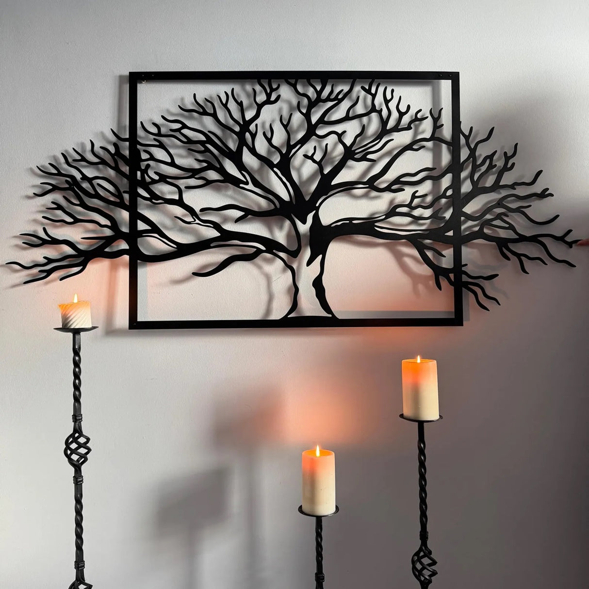 Tablou rama metal, Decoratiune metalica moderna, 2mm