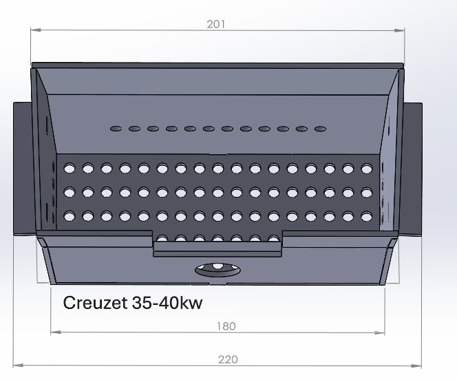 Creuzet centrala pe peleti otel | Fornello Koph Sonotec | 20-40 kw