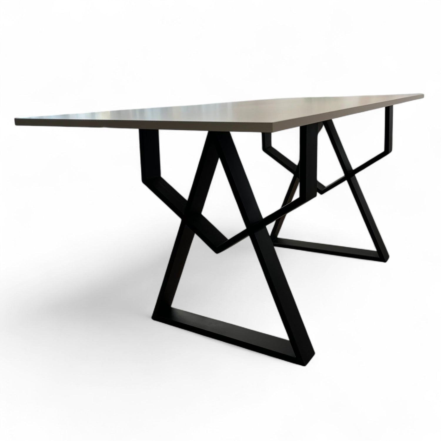 Set masa cu scaune bucatarie, dining, living, sufragerie, blat din pal cu picioare metalice, scaune husa catifea gri, 4 persoane, Alina