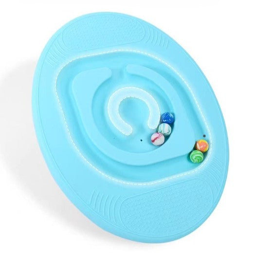 Placa de echilibru senzoriala, joc cu labirint, jucarie placa rotunda pentru copii
