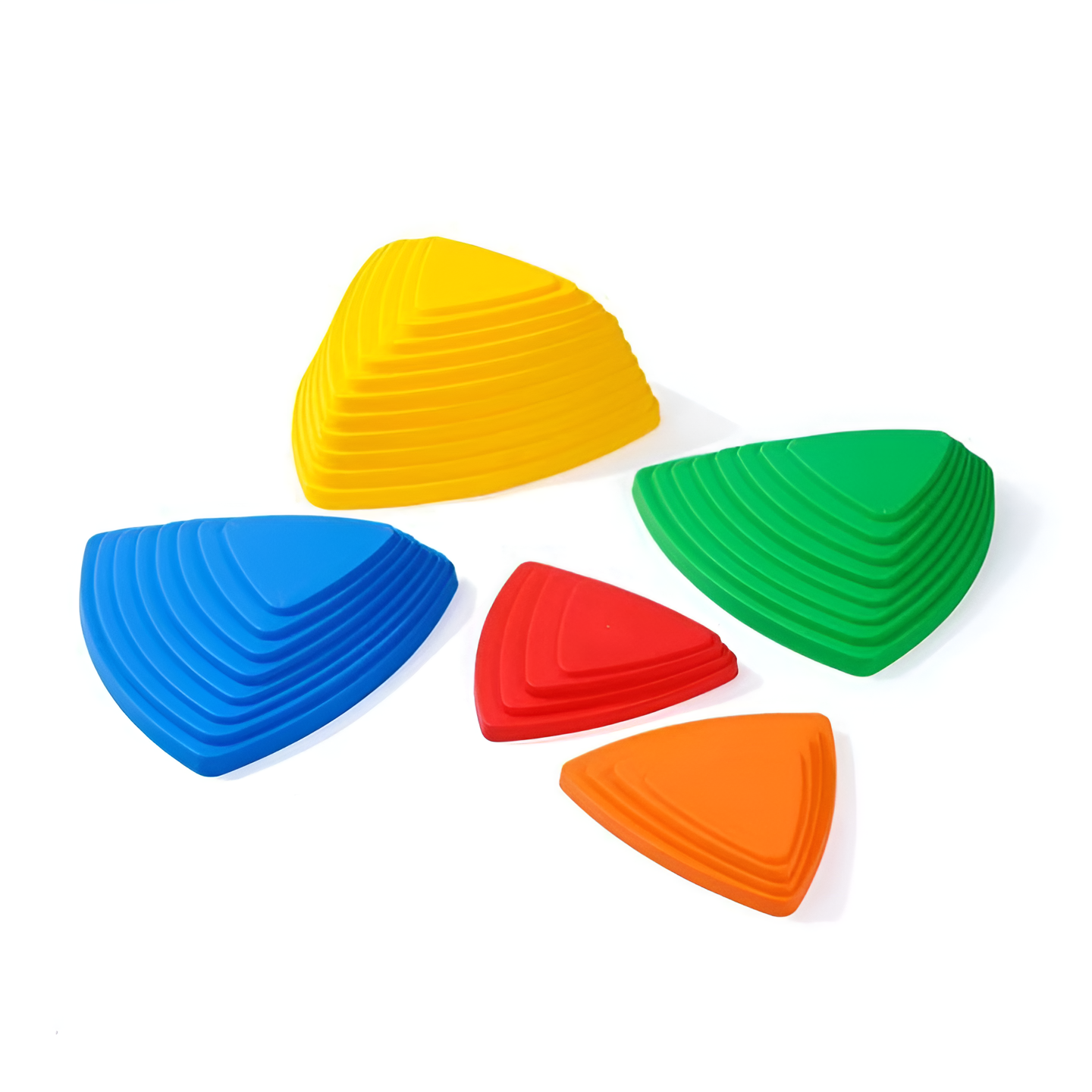 Set de pietre de echilibru pentru copii, pietre de rau, discuri senzoriale pentru spatiul de joaca