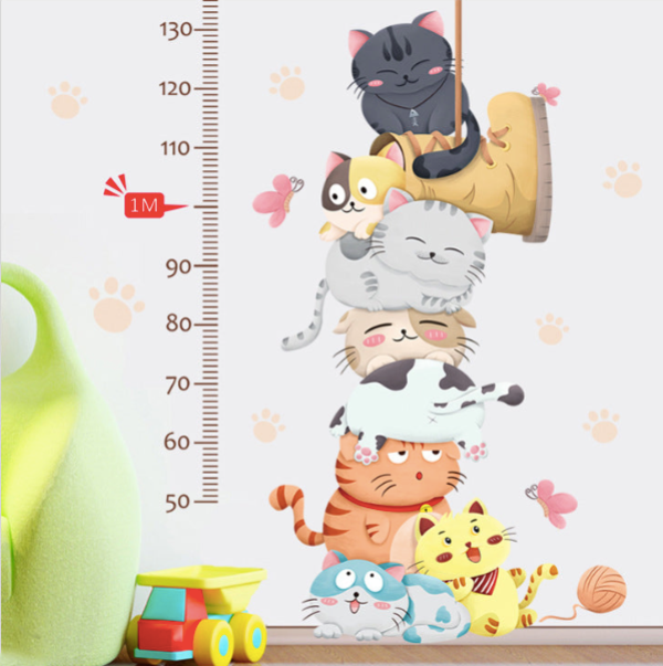 Sticker autocolant de perete pentru camera copilulu, rezistent la zgarieturi si apa, 158x52 cm, diverse modele
