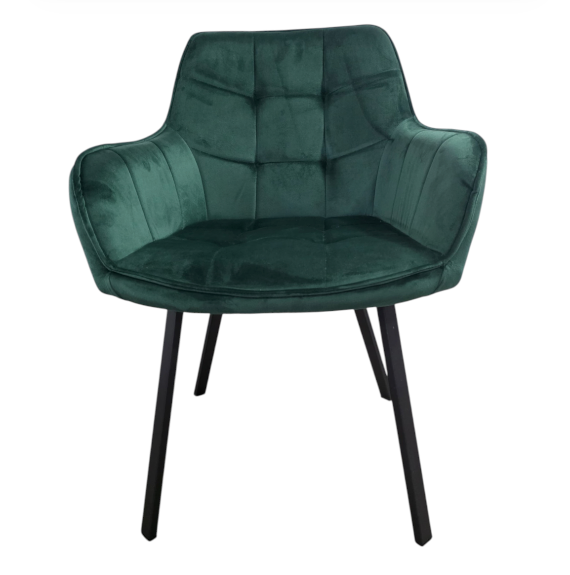 Scaun bucatarie, scaun bar, scaun dining, scaun tapitat, cadru metalic, perna burete, elegant, ergonomic, verde