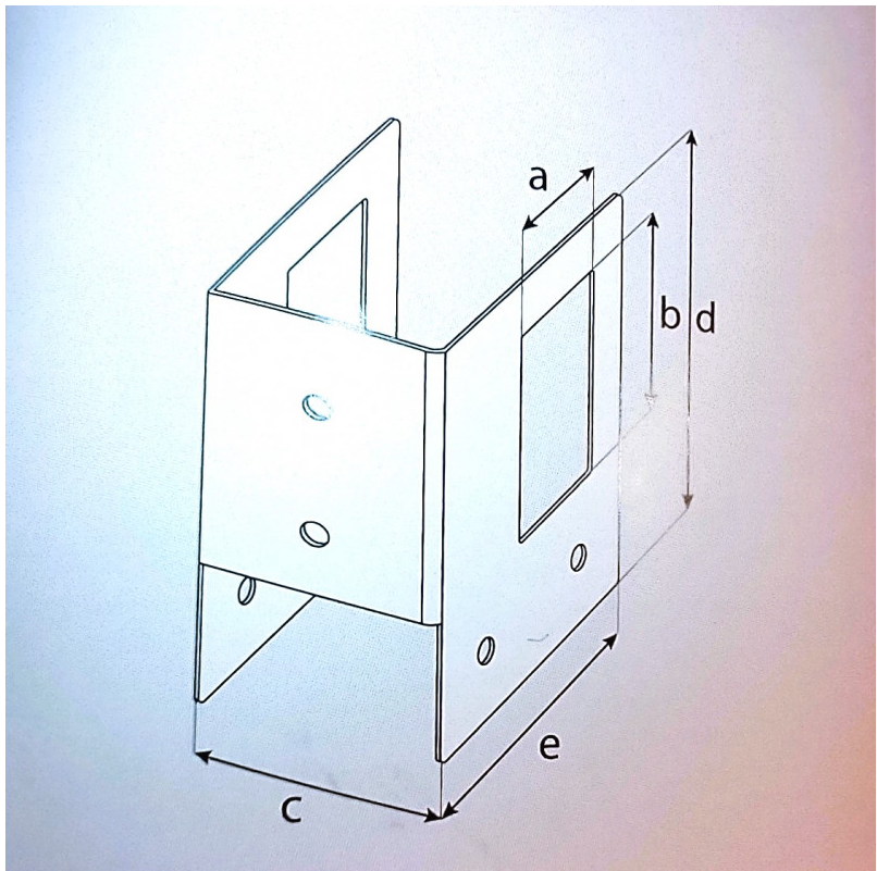 Suport lemne de foc din fier organizator