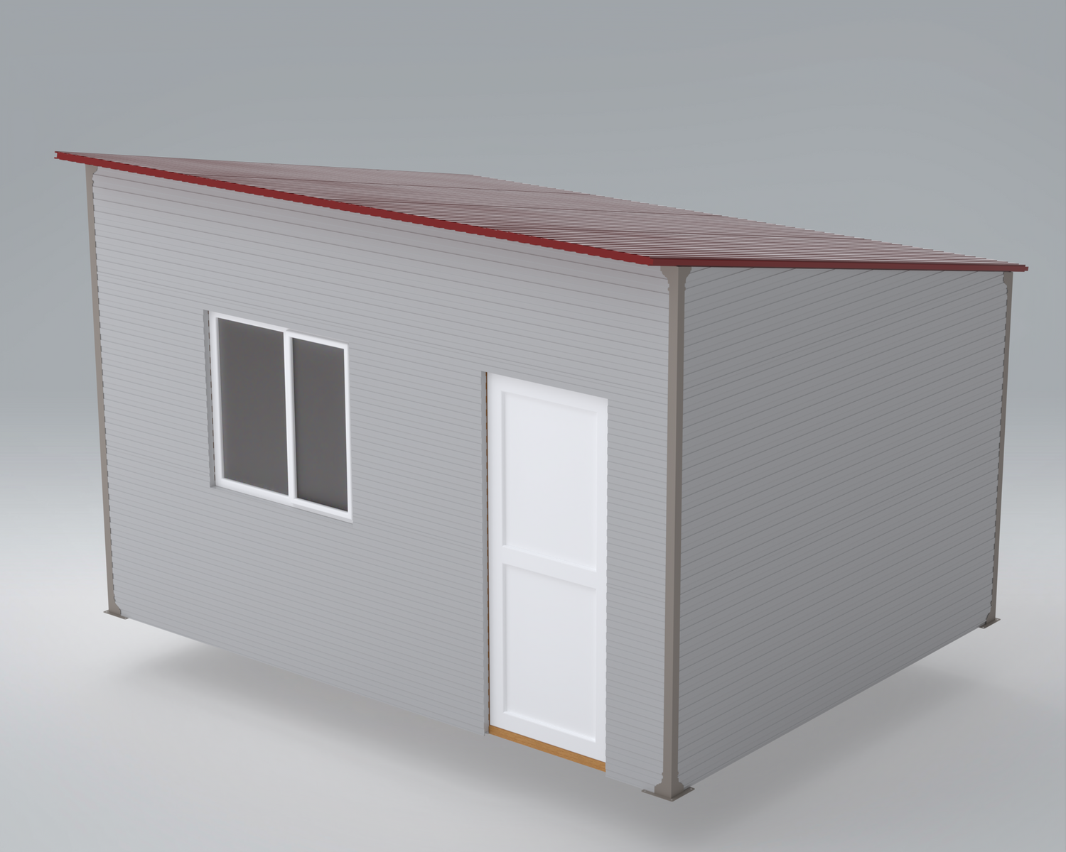 Casa modulara , 3x4 m ,Tiny house,Sopron , Magazie Gradina /Deozitare  cu imbinari din fier / structura din lemn