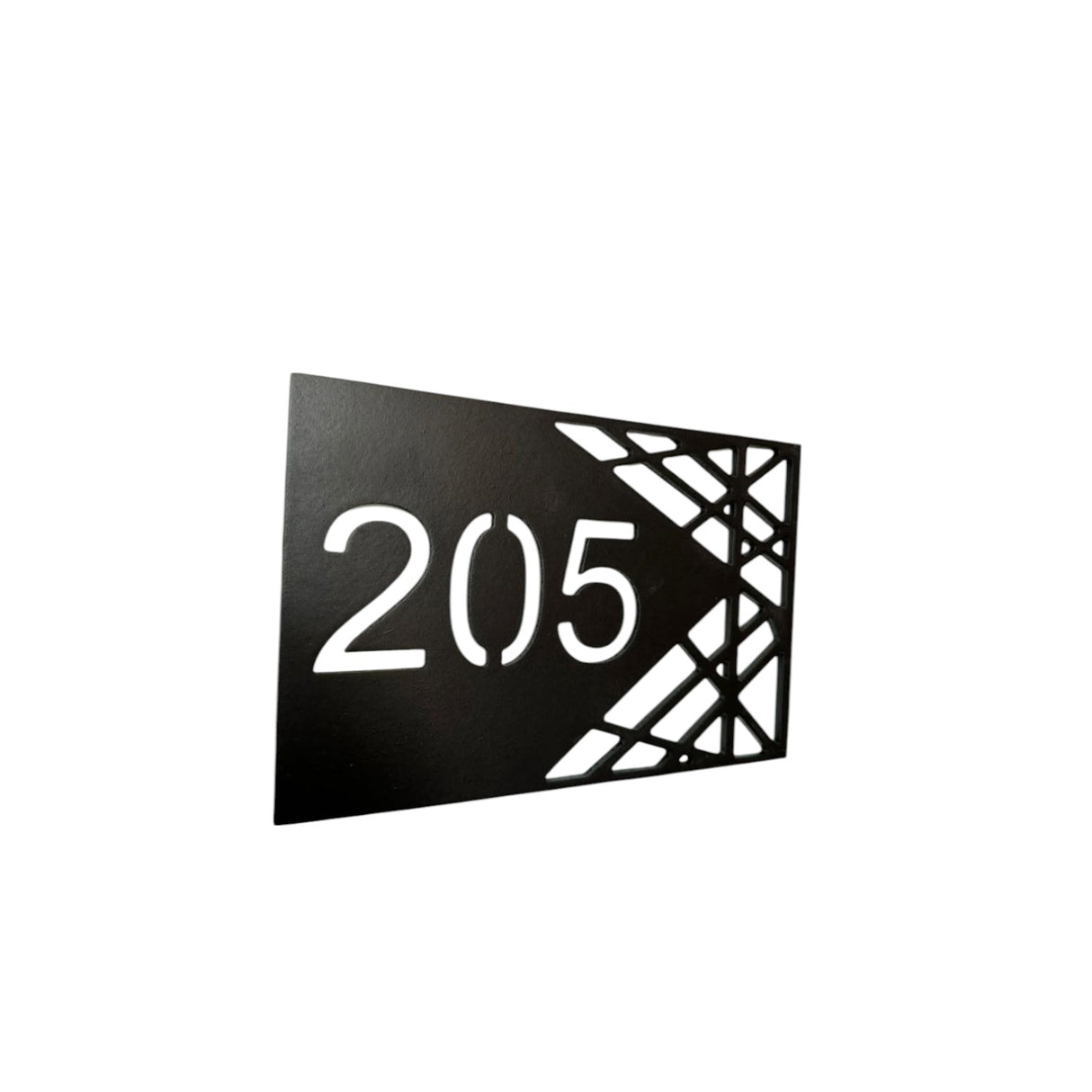 Numar casa/poarta/aparatament/usa , metalic, personalizat, negru, cnc