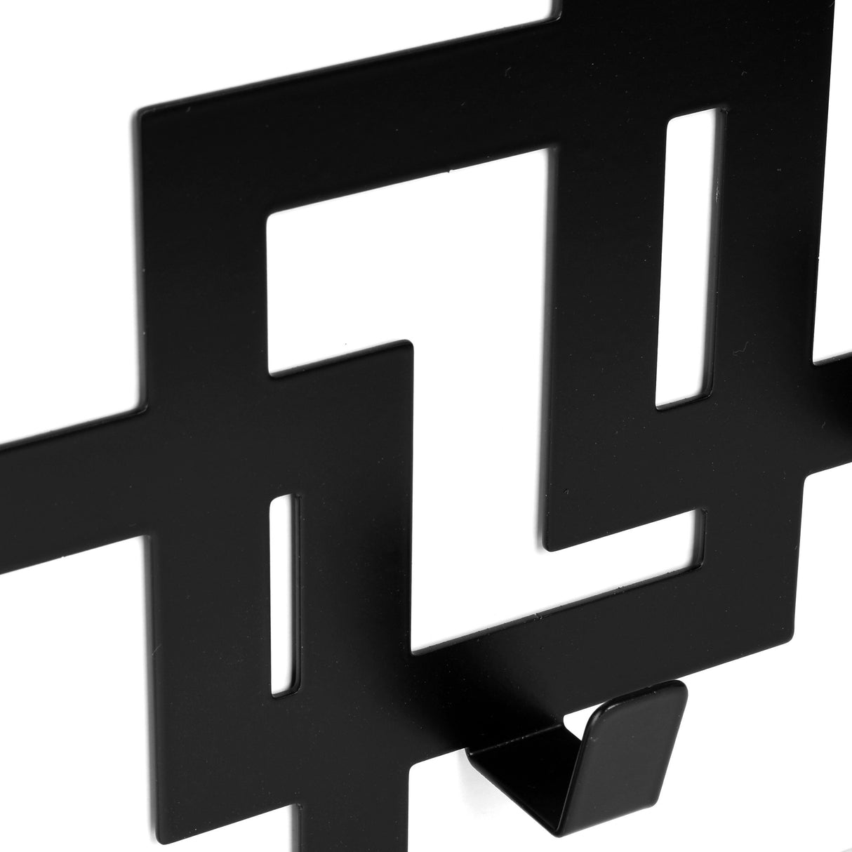 Cuier hol,baie,linving, de perete, metalic, cu 6 agatatoare,25x50cm