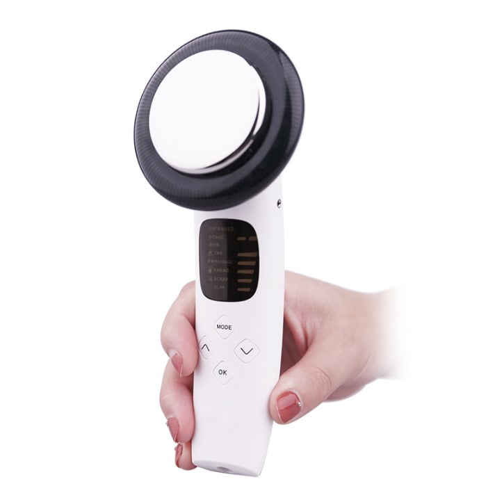 Aparat slabit 3in1 EMS, ultrasonic infrarosu si masaj electrostimulare pentru fata si corp pt celulita grasime si riduri