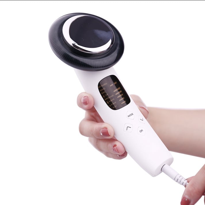 Aparat slabit 3in1 EMS, ultrasonic infrarosu si masaj electrostimulare pentru fata si corp pt celulita grasime si riduri