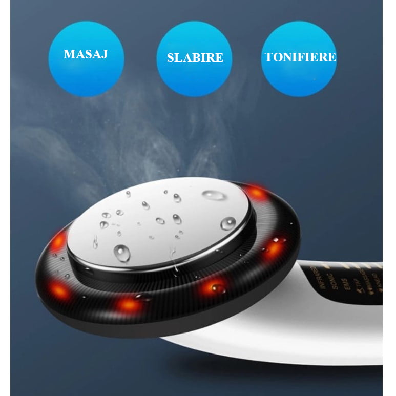 Aparat slabit 3in1 EMS, ultrasonic infrarosu si masaj electrostimulare pentru fata si corp pt celulita grasime si riduri