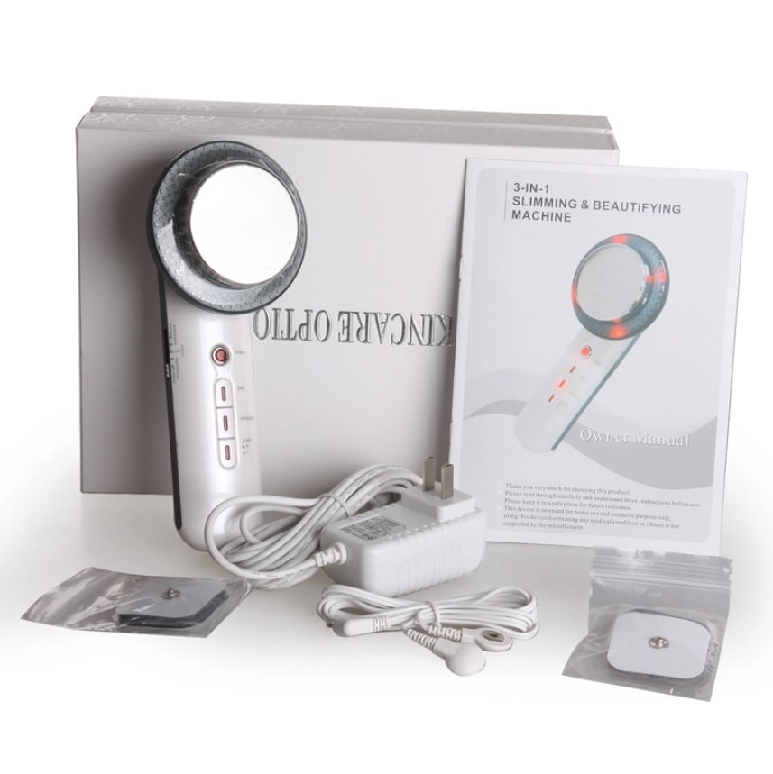 Aparat de slabit profesional cu tehnologie 6 in 1, EMS, ultrasonic, cu infrarosu, pentru fata si corp, terapie anti durere - BUZ.RO