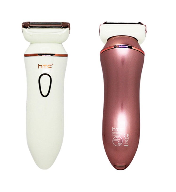 Aparat Epilat și Tuns Femei 4 în 1 – Reîncărcabil, Impermeabil IPX7, Capete Interșchimbabile, Rose + Alb - BUZ.RO