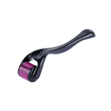 Aparat masaj facial pentru reducerea ridurilor si cicatricilor, dermaroller, 540 ace din titan, 0 25 mm