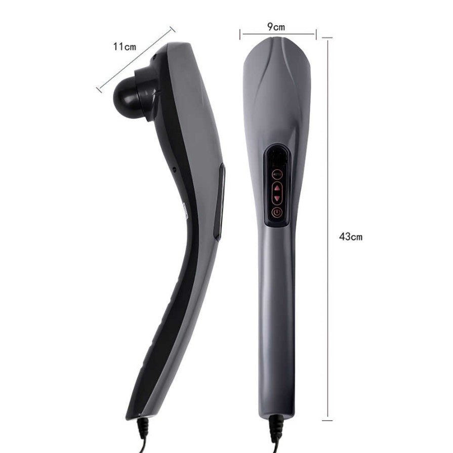 Aparat masaj pentru spate, umeri, picioare, maini, zona cervicala, abdomen, cu 6 capete detasabile, 24 W - BUZ.RO