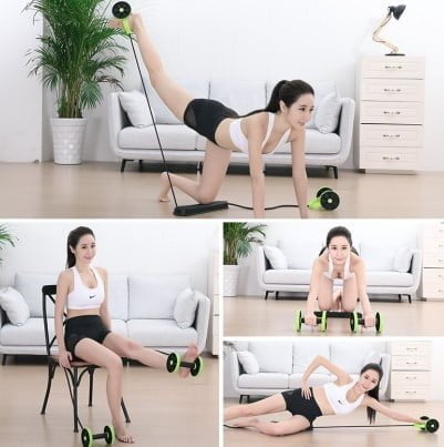 Aparat pentru fitness abdomene si brate revoflex xtreme+ saculet - BUZ.RO