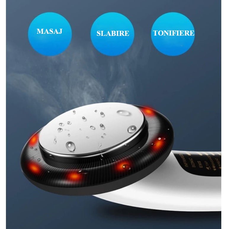 Aparat slabit 3in1 EMS, ultrasonic infrarosu si masaj electrostimulare pentru fata si corp pt celulita grasime si riduri - BUZ.RO