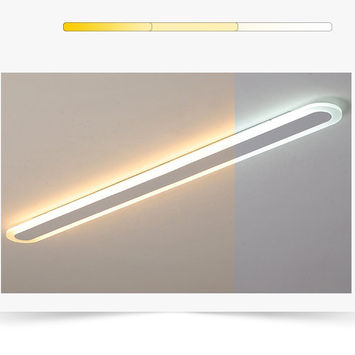 Aplica LED liniara, design modern, 80 cm, culoare alba, lumina calda, rece si neutra - BUZ.RO