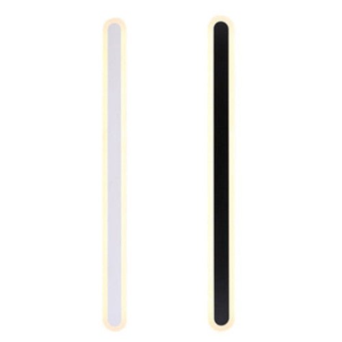 Aplica LED liniara, design modern, 80 cm, culoare alba, lumina calda, rece si neutra - BUZ.RO