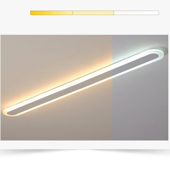 Aplica LED liniara, design modern, 80 cm, culoare alba, lumina calda, rece si neutra