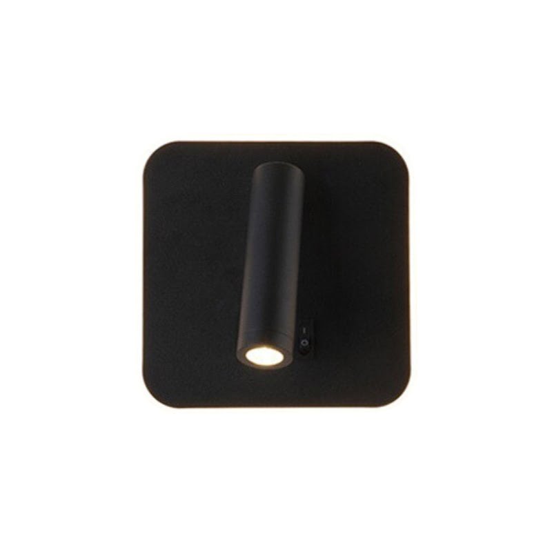 Aplica perete, spot luminos, lumina ambientala, port usb, 145x145 mm, slim, design modern - BUZ.RO