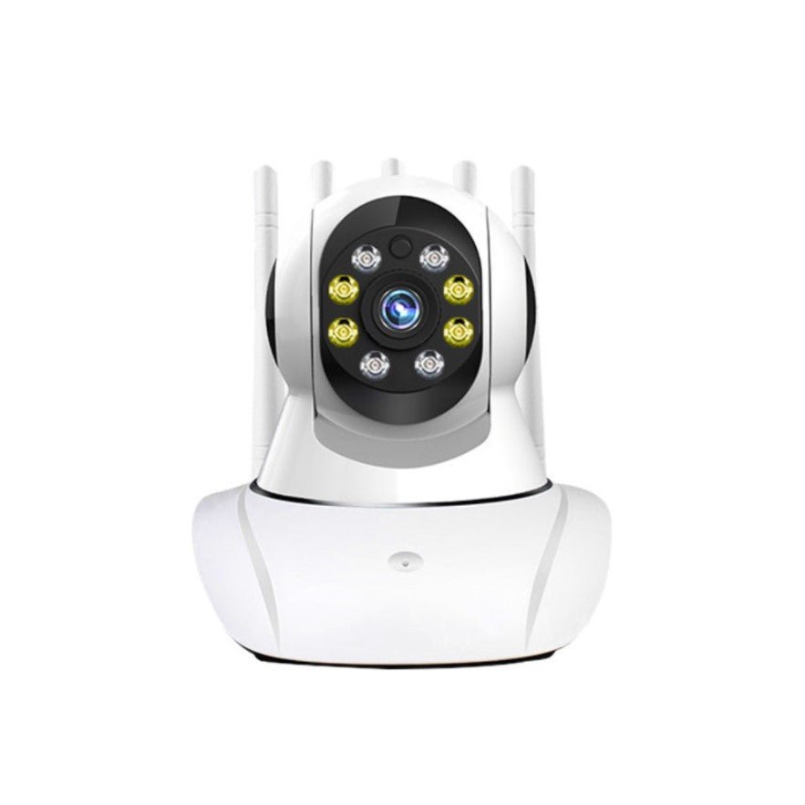 Baby monitor, camera supraveghere, wireless, rotatie de 360, monitorizare bebelusi, video si audio, LED - uri noapte IR, bidirectionala, Full HD, senzor miscare, alb - BUZ.RO