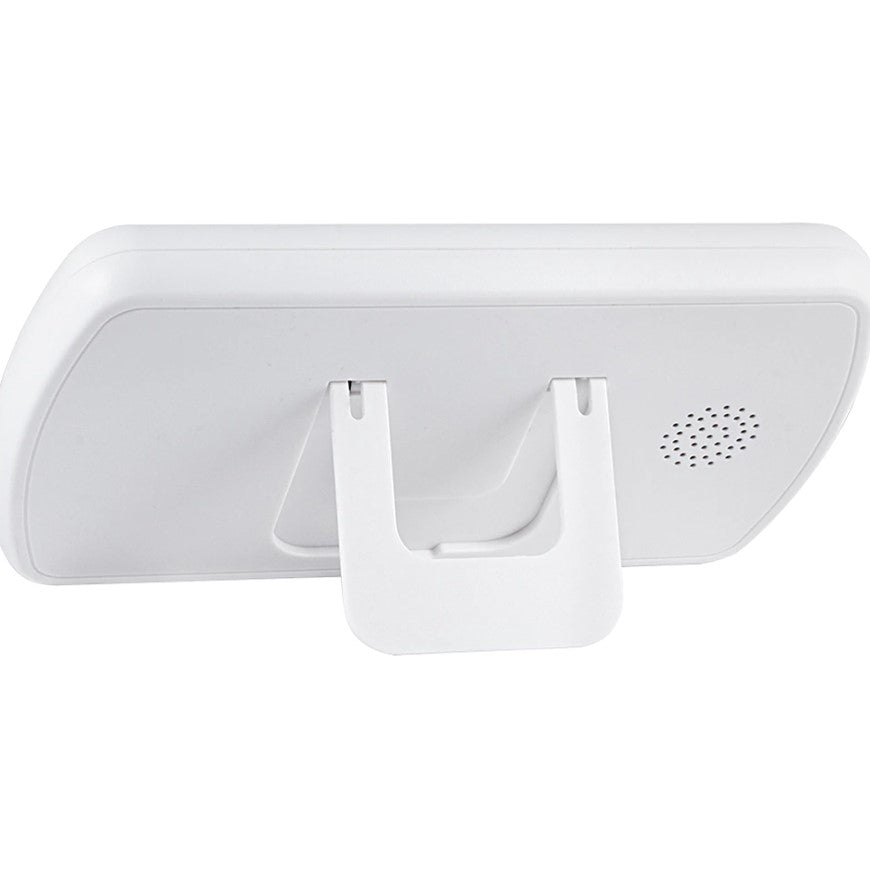 Baby monitor pentru camera copilului , Wireless , HD 1080P si 4.3 inch, audio, bidirectional, senzori, viziune de noapte IR, 6 cantece, alb