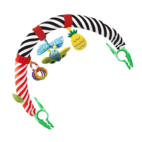 Bara activitati, jucarii senzoriale, jucarii, bebelusi, pentru balansoar, patut sau carucior, multicolor