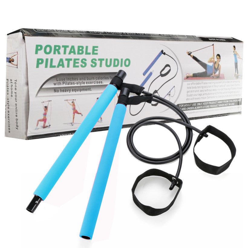 Benzi elastice fitness pilates yoga, albastru