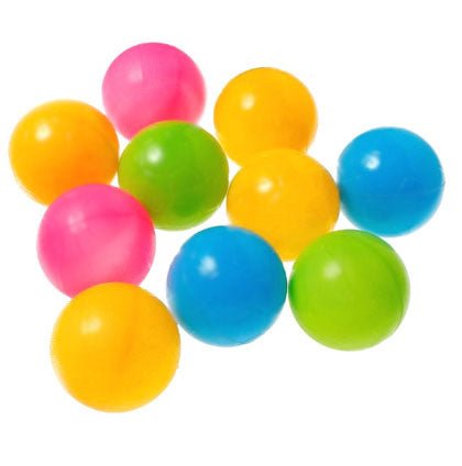 Bile colorate, din plastic, set 10 bile, pentru spatii de joaca, baita, interior, exterior 10 bile - BUZ.RO