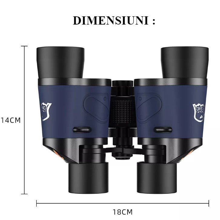 Binoclu profesional, pentru drumetii, excursii, sport, vanatoare, meci fotbal, concert, cu protectie pentru ochi - BUZ.RO