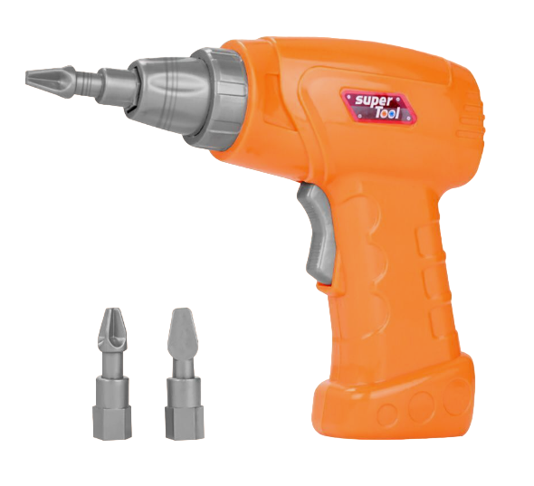 Bormasina electrica din plastic cu baterii pentru copii