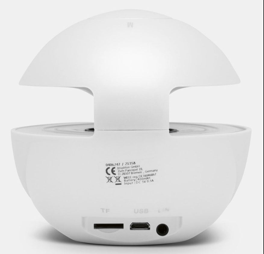 Boxa bluetooth portabila, 3W, 400MAh, alb - BUZ.RO