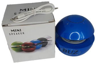 Boxa bluetooth portabila 3W, 400mAh, albastru - BUZ.RO