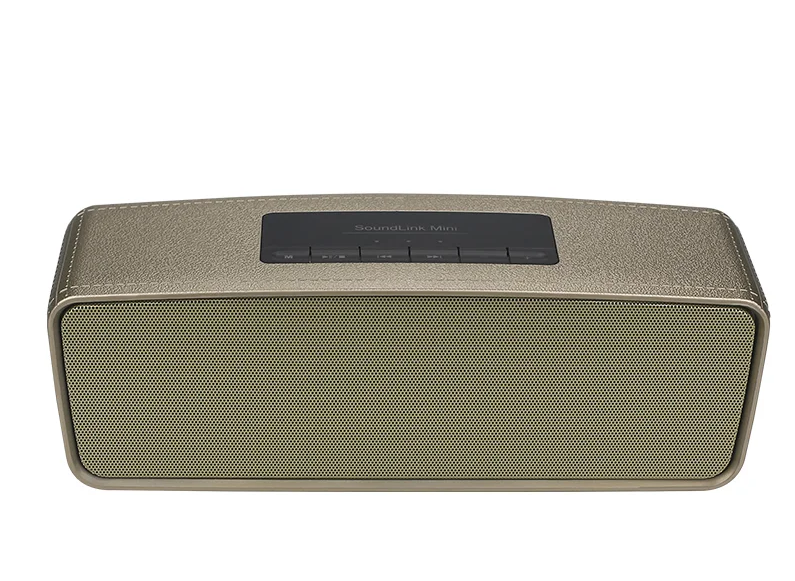 Boxa portabila, mini, cu doua difuzoare, 3W, culoare aurie