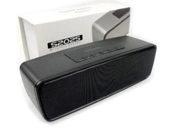 Boxa portabila, mini, cu doua difuzoare, 3W, culoare neagra - BUZ.RO