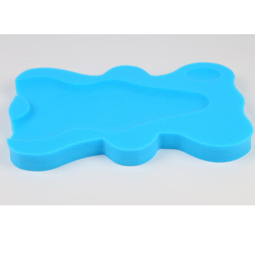 Burete suport baie pentru cadita sau dus, maxi, albastru, 50x30x4,5 cm