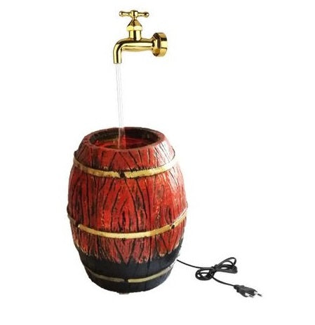 Butoiul magic, fantana arteziana de interior, decoratiune interioara, cu robinet functional