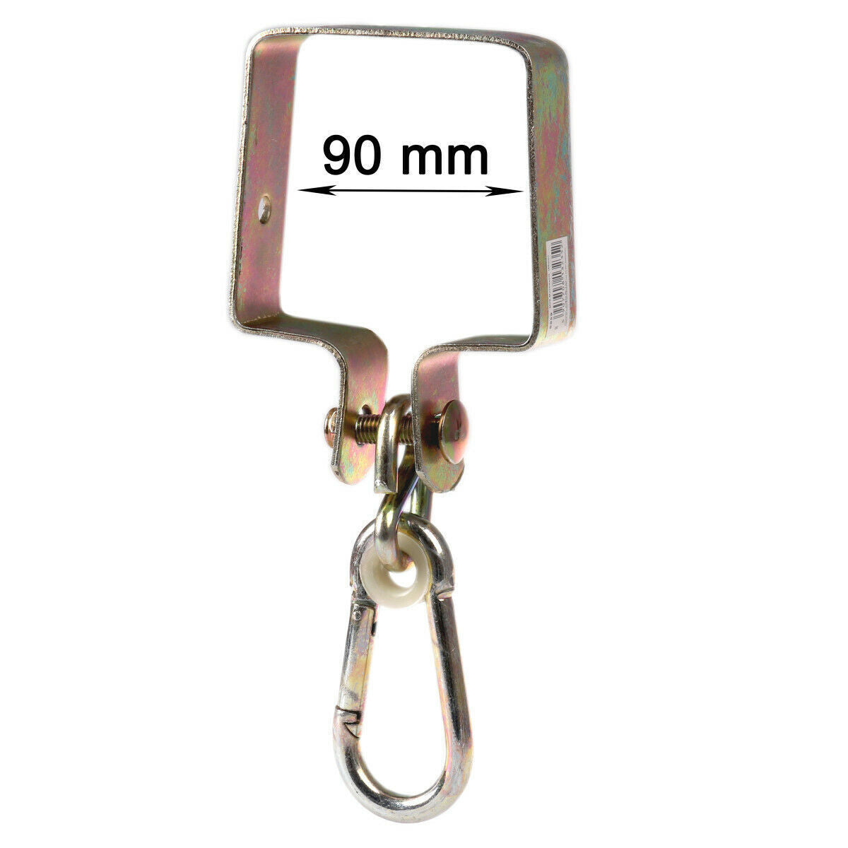 Colier carlig leagan carabiniera fixare ginda 90 x 90   scranciob conector din metal suporta 100 kg -gold